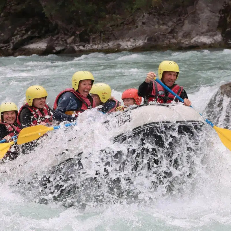 les joie du rafting en famille