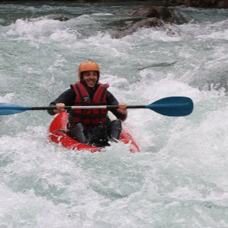 kayak ouvert sur la durance